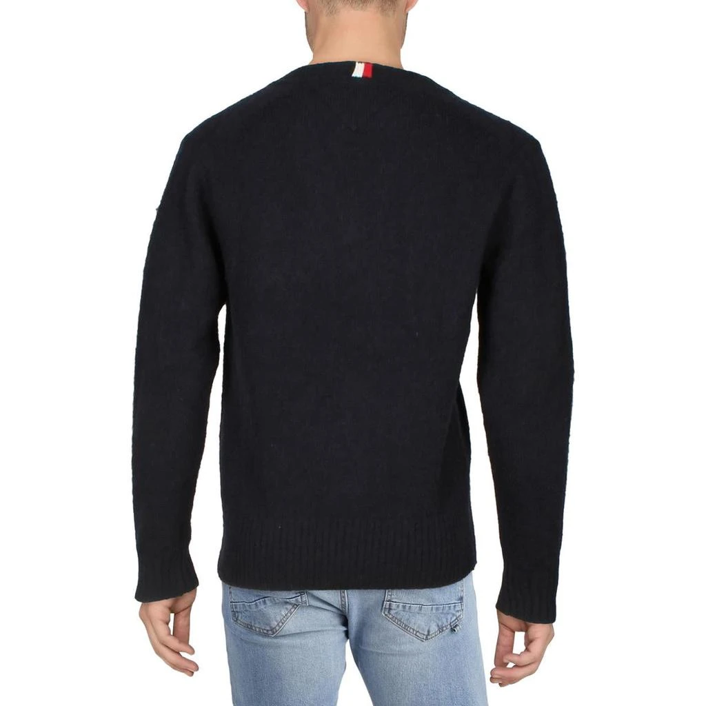 商品Tommy Hilfiger|Mens Logo V Neck V-Neck Sweater,价格¥295,第2张图片详细描述