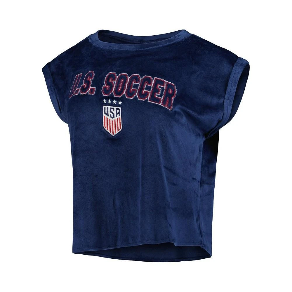 商品Concepts Sport|Women's Navy USWNT Intermission T-shirt and Shorts Sleep Set,价格¥307,第2张图片详细描述