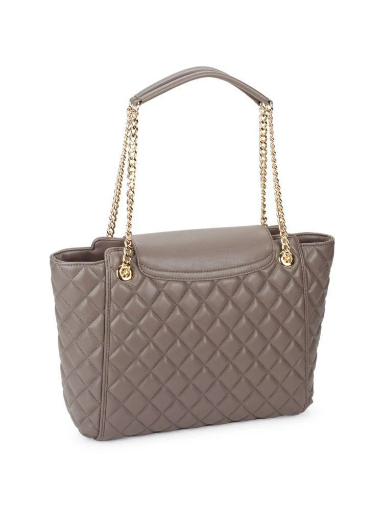 商品Moschino|Quilted Flap Chain Tote,价格¥787,第4张图片详细描述