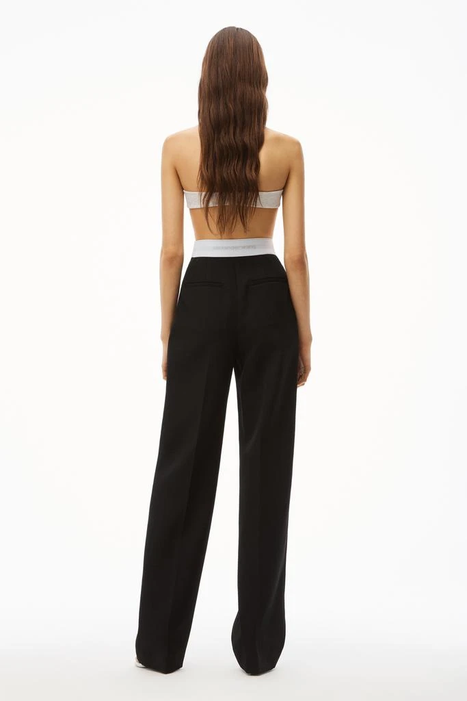 HIGH-WAISTED PLEATED TROUSER IN TWILL 商品