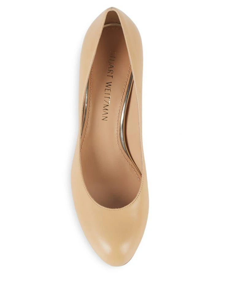 商品Stuart Weitzman|Moody Leather Pumps,价格¥944,第4张图片详细描述