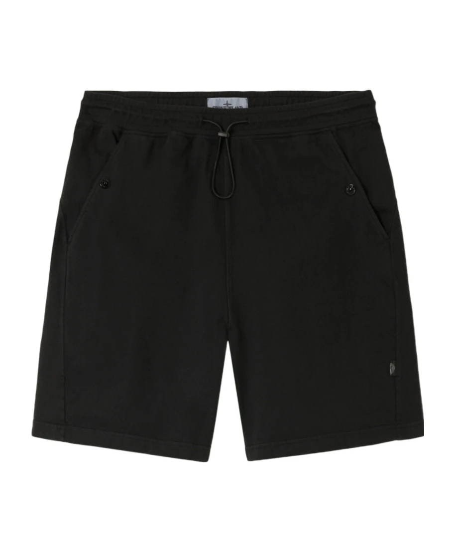 商品【商品预售7天】 Stone Island|Stone Island 男士短裤 K1S156200004S0A50V0029 黑色,价格¥2471,第1张图片