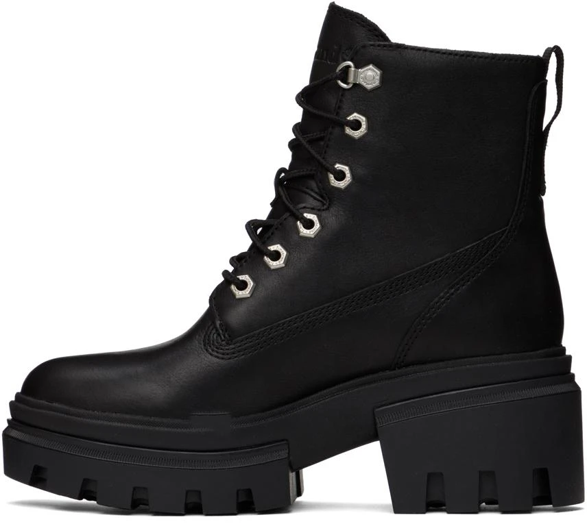 商品Timberland|Black Everleigh Lace-Up Boots,价格¥1164,第3张图片详细�描述