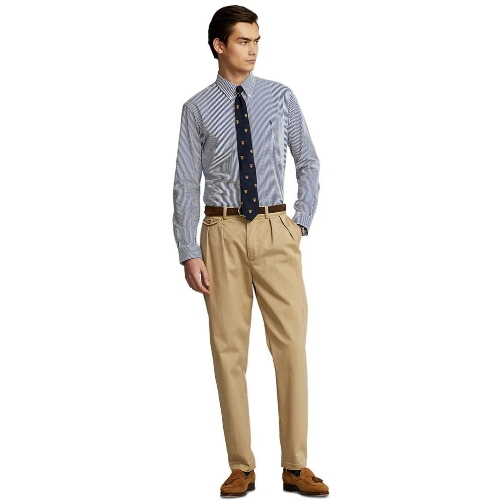 商品Ralph Lauren|Men's Classic-Fit Striped Stretch Poplin Shirt,价格¥678,第4张图片详细描述