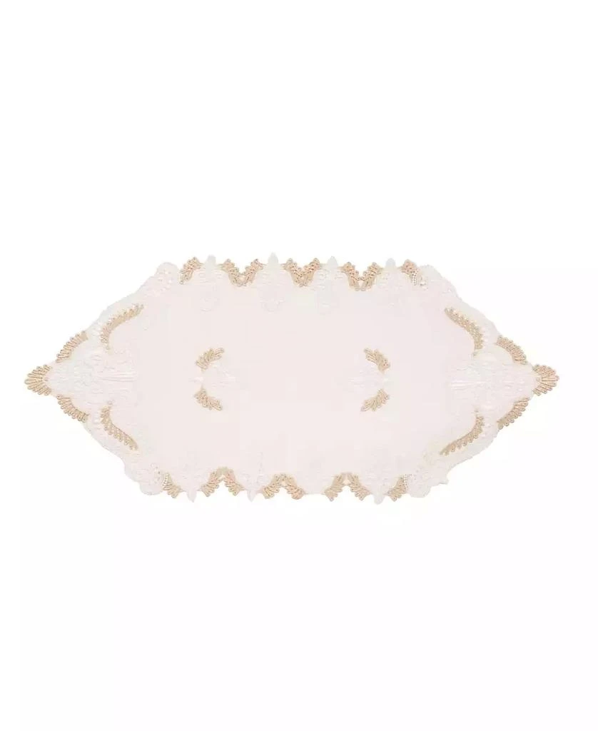 商品Manor Luxe|Anais Elegant Lace Embroidered Cutwork Table Runner,价格¥539,第1张图片