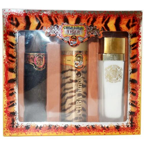 商品cuba|Ladies Jungle Tiger Gift Set Bath & Body 5425017736721,价格¥104,第1张图片