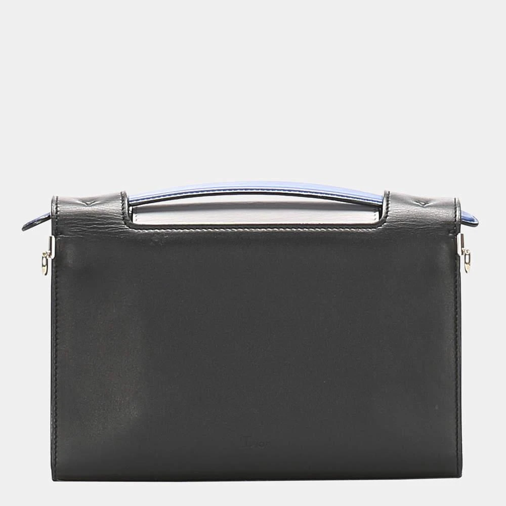 商品[二手商品] Dior|Dior Black/Grey Diorever Squad Leather Satchel,价格¥10595,第3张图片详细描述