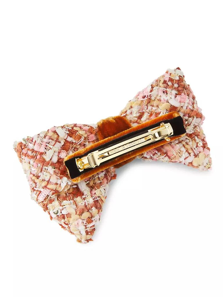 商品Alexandre de Paris|Tweed Bow Barrette,价格¥805,第2张图片详细描述