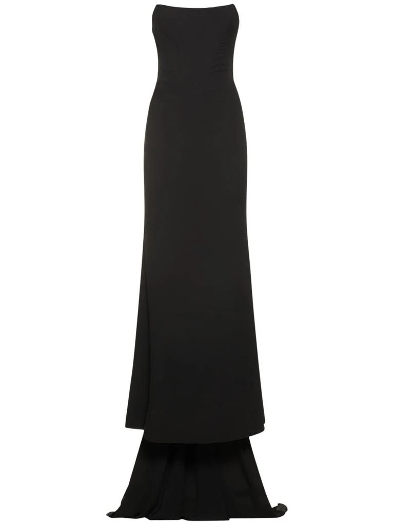 商品GIUSEPPE DI MORABITO|Crepe Georgette Strapless Long Dress,价格¥4591,第1张图片