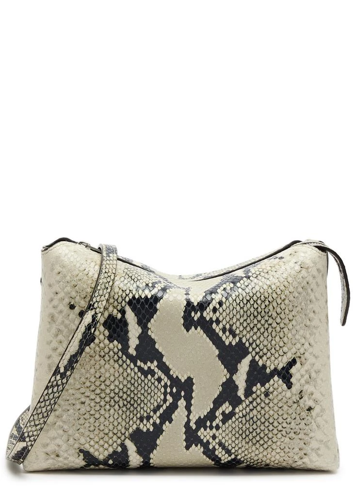 商品Khaite|Lina python-effect leather cross-body bag,价格¥13956,第1张图片