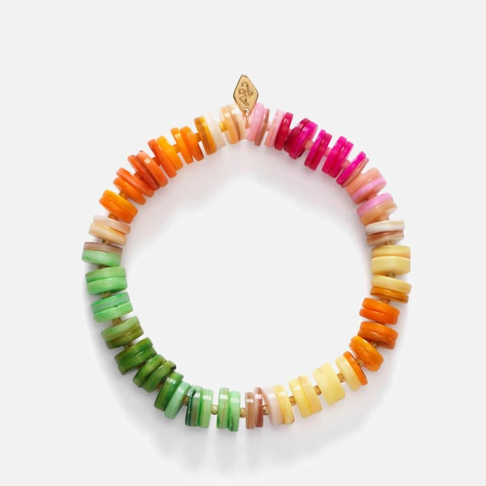 商品Anni Lu|Anni Lu Fantasy Glass Bead and Shell Bracelet,价格¥423,第1张图片