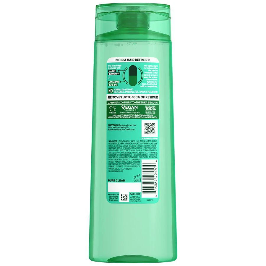 商品Garnier Fructis|Fortifying Shampoo, With Aloe and Vitamin E Extract,价格¥34,第3张图片详细描述