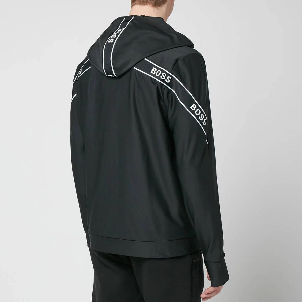 商品Hugo Boss|BOSS Green Men's Sicon Gym Zip-Through Sweatshirt - Black,价格¥569,第2张图片详细描述