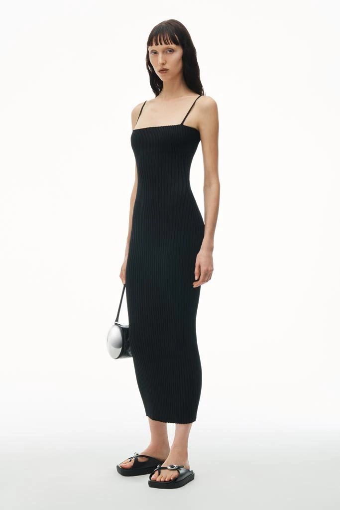 商品Alexander Wang|Logo Maxi Dress in Techno Rib Knit,价格¥1038,第1张图片
