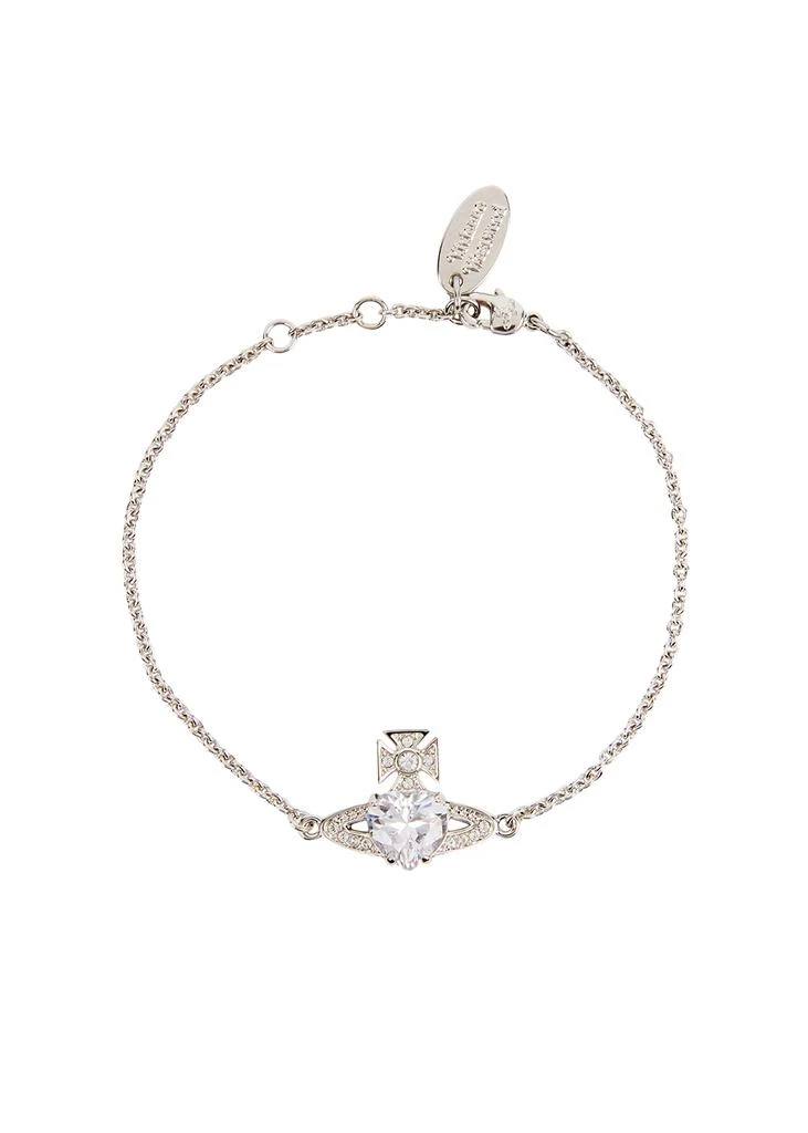 商品Vivienne Westwood|Ariella orb silver-tone bracelet,价格¥1092,第1张图片