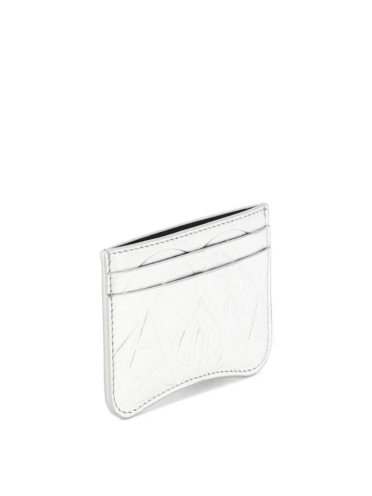 商品Alexander McQueen|The Seal Wallets & Card Holders Silver,价格¥998,第2张图片详细描述