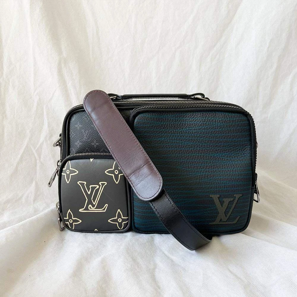 Louis Vuitton Multicolor Monogram Eclipse Canvas Multipocket Patchwork Messenger Bag 商品