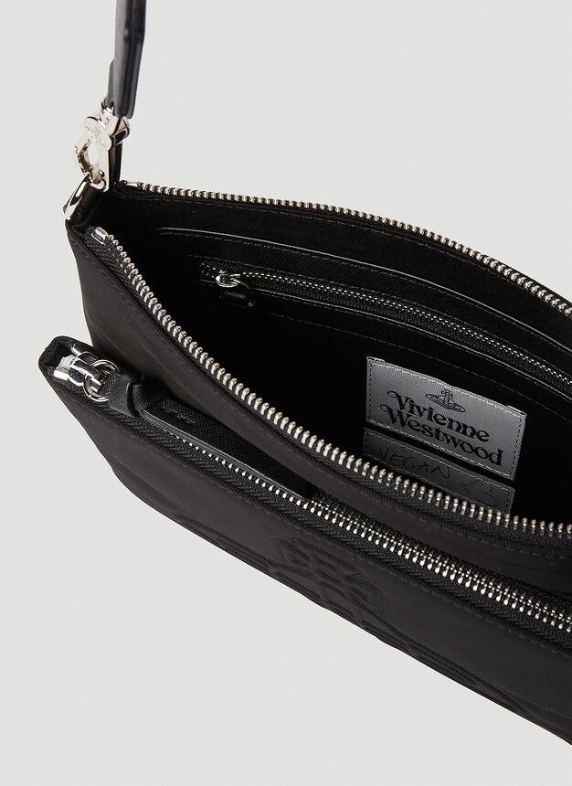 Penny Double Pouch Crossbody Bag in Black商品第7张图片规格展示