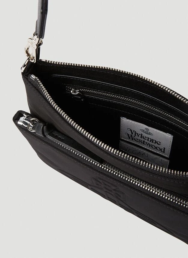 Penny Double Pouch Crossbody Bag in Black 商品