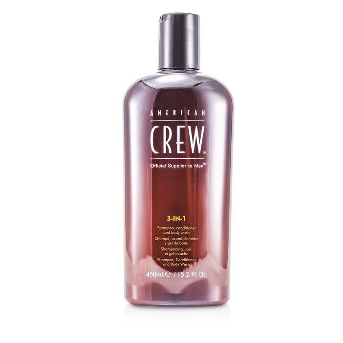 商品American Crew|American Crew 男士3合1洗发&护发&沐浴露 450ml/15.2oz,价格¥183,第1张图片