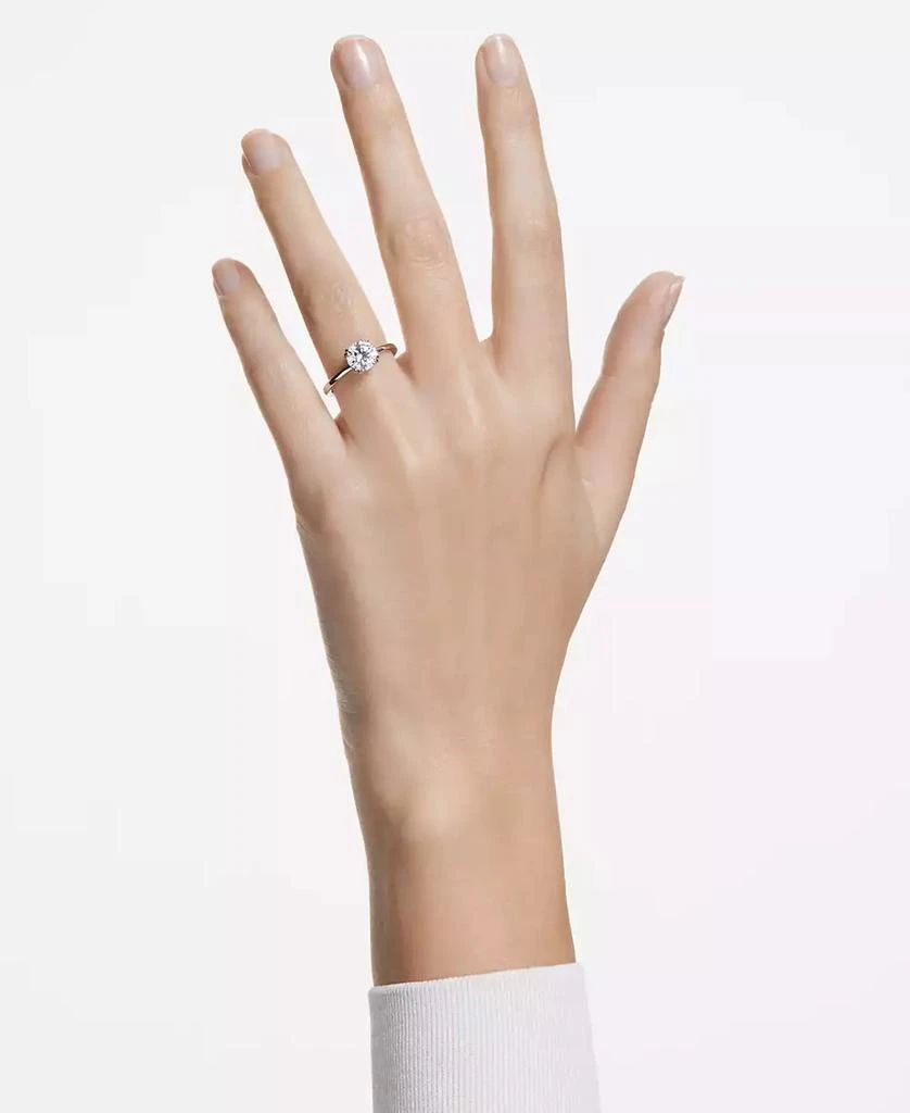 商品Swarovski|Silver-Tone Constella Crystal Cocktail Ring,价格¥1010,第4张图片详细描述