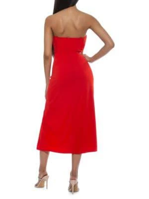 商品ALEXIA ADMOR|Ellie Strapless Midi Sheath Dress,价格¥529,第2张图片详细描述