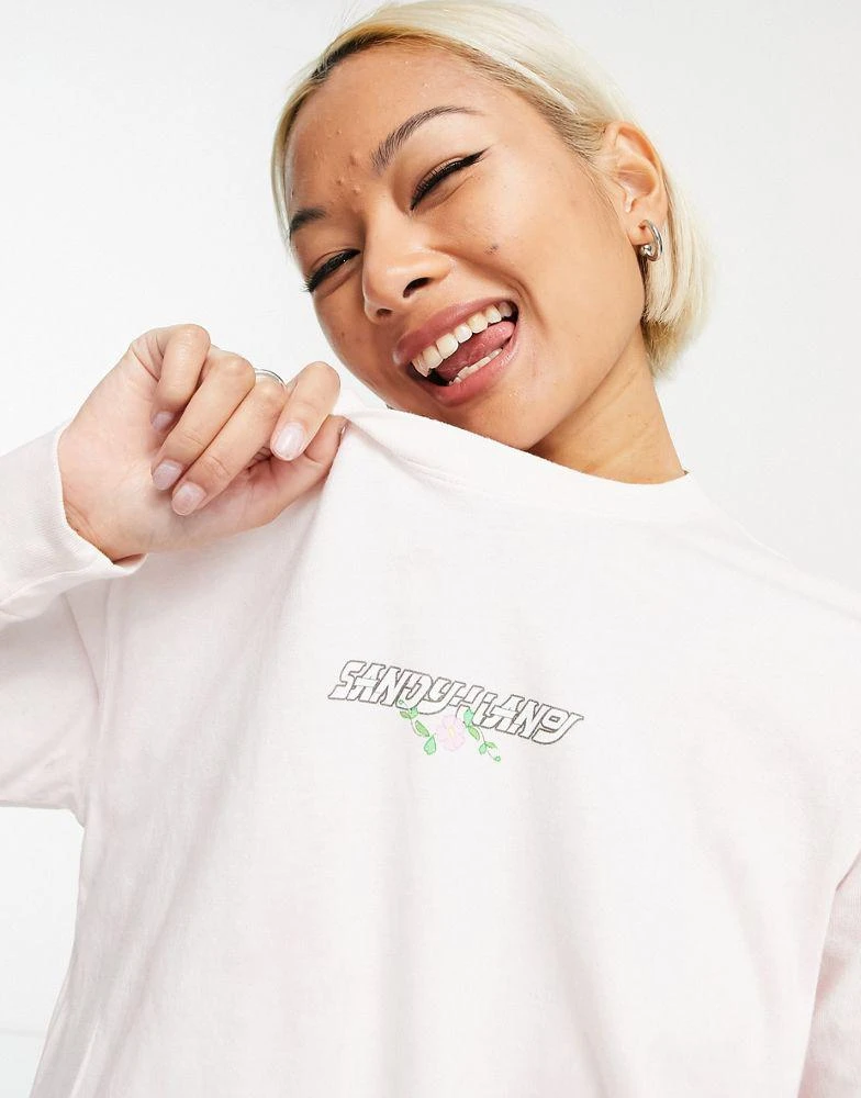 商品Vans|Vans X Sandy Liang long sleeve t-shirt in light pink,价格¥478,第2张图片详细描述