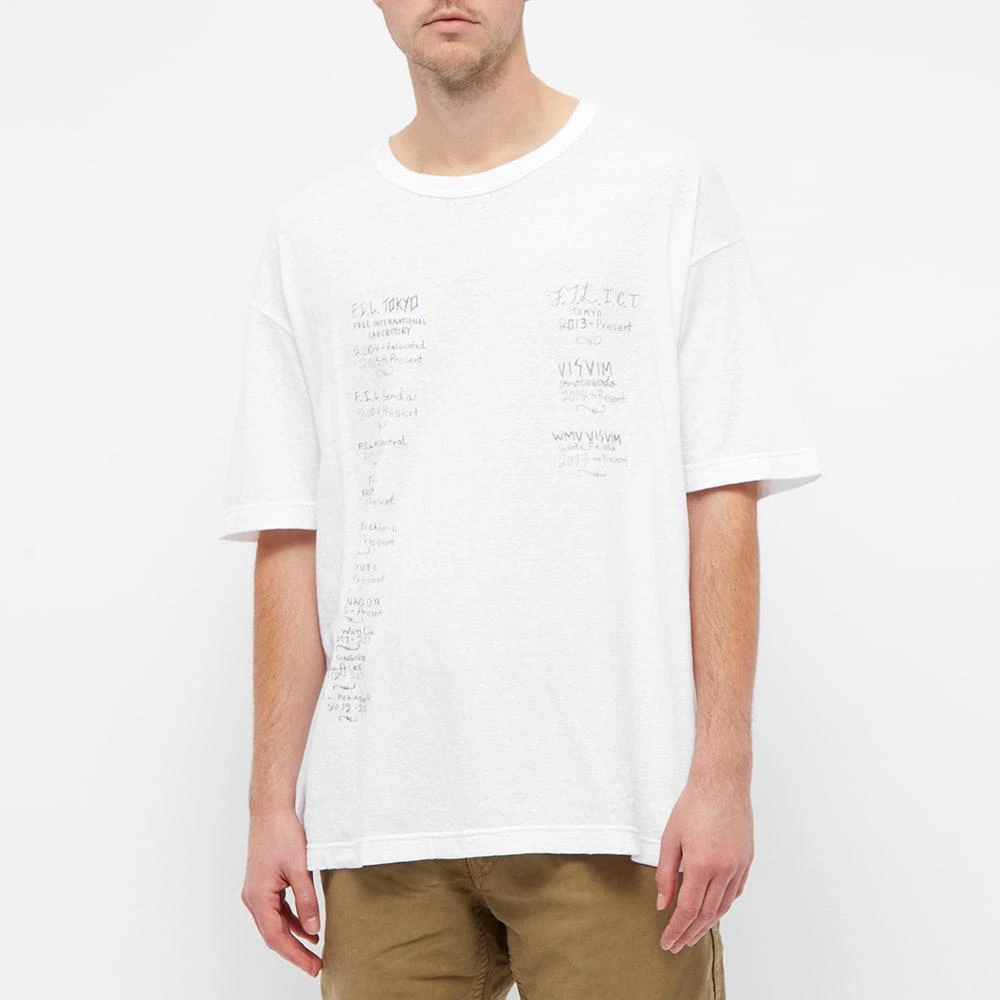 商品VisVim|Visvim Scribble Print Jumbo Tee,价格¥3259,第3张图片详细描述