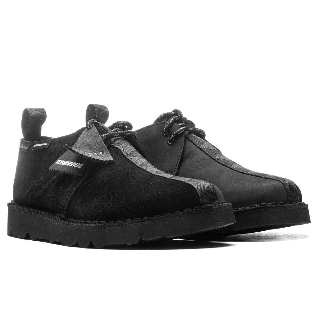 商品Clarks|Clarks x Neighborhood Desert Trek GTX - Black,价格¥872,第2张图片详细描述