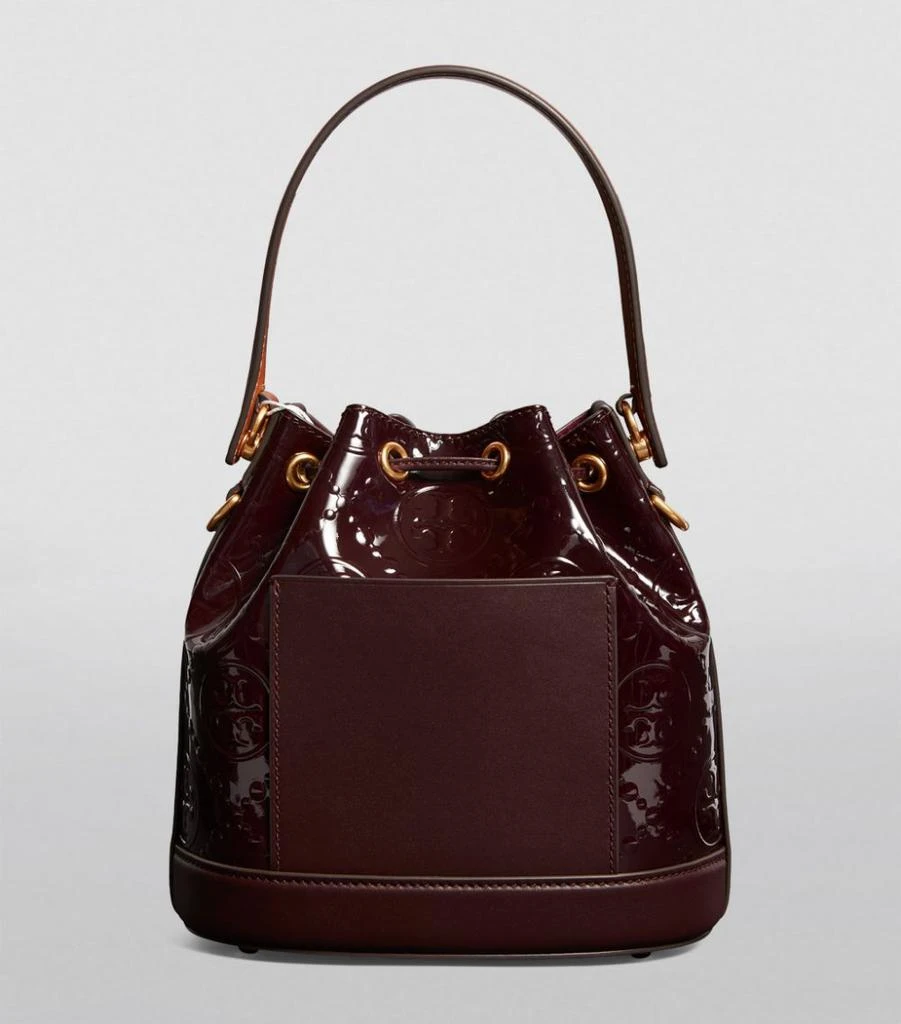 商品Tory Burch|Leather T Monogram Bucket Bag,价格¥5744,第4张图片详细描述