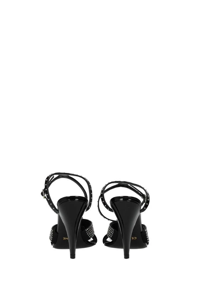 商品Celine|Sandals Patent Leather Black,价格¥2626,第5张图片详细描��述