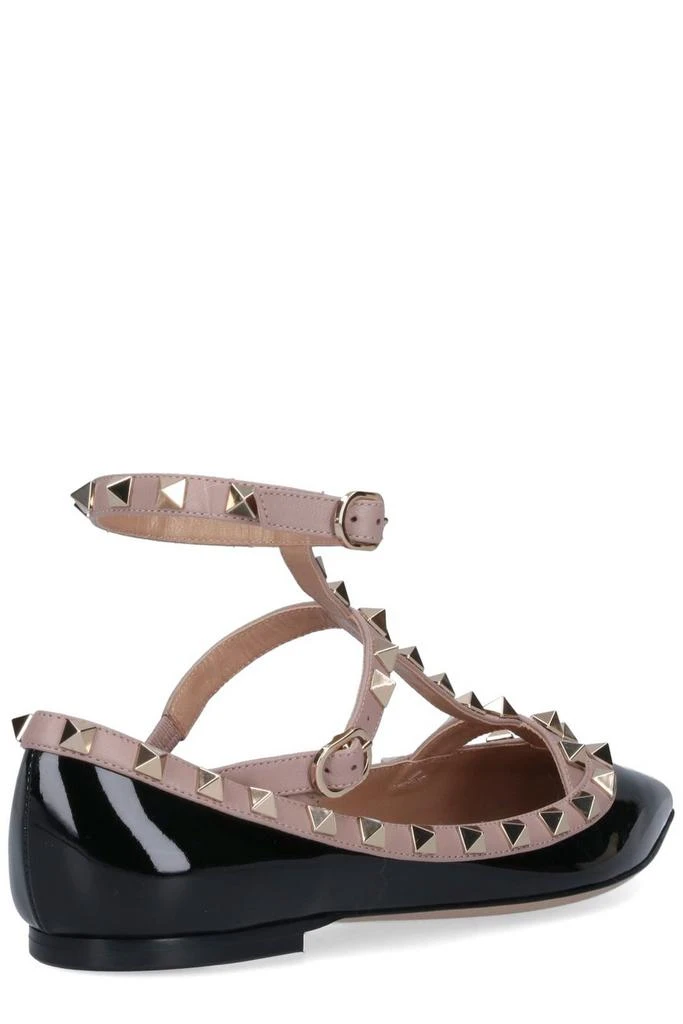 商品Valentino|Valentino Garavani Rockstud Pointed Toe Ballerina Shoes,价格¥4851,第4张图片详细描述