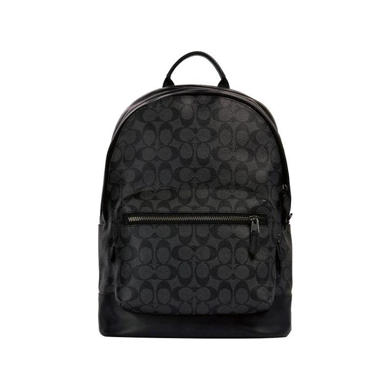 商品Coach|美国直邮COACH 新款2020 男士灰色logo双肩包  2736,价格¥4756,第1张图片