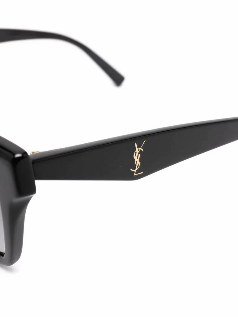 商品Yves Saint Laurent|Saint L AU Rent Women's  Black Acetate Sunglasses,价格¥3518,第3张图片详细描述