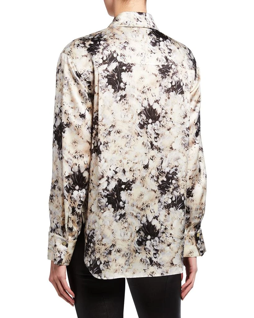商品Vince|Painted Crema Shaped Collar Silk Blouse,价格¥1390,第2张图片详细描述