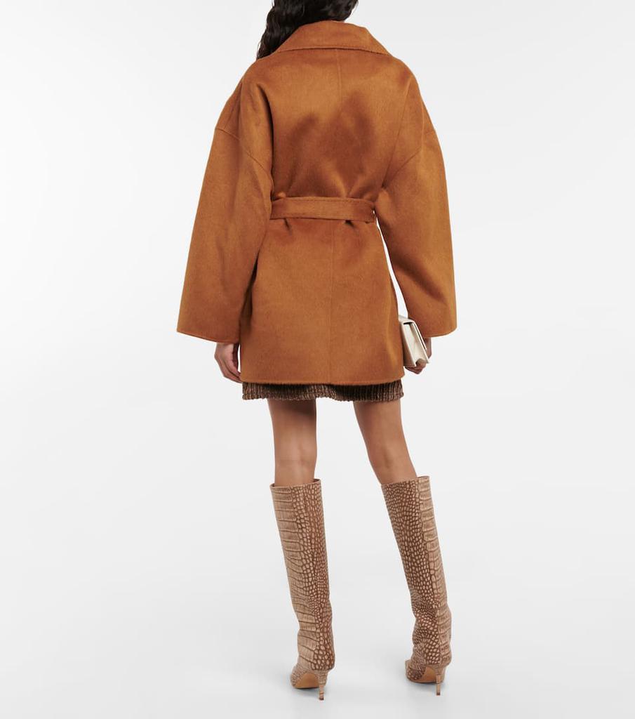 Wool and alpaca wrap coat商品第3张图片规格展示