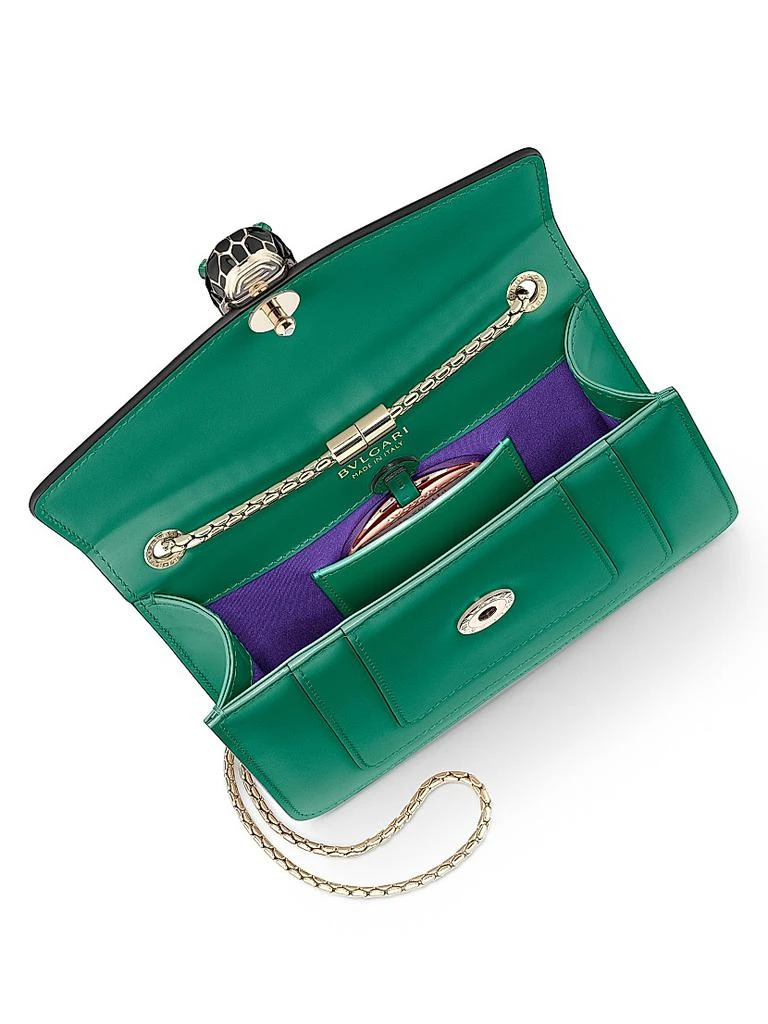 商品BVLGARI|Small Serpenti Leather Crossbody Bag,价格¥26025,第2张图片详细描述