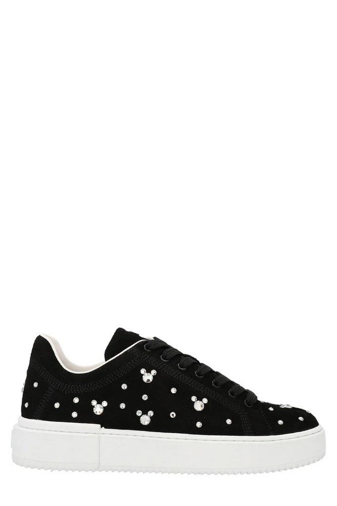 商品Stuart Weitzman|Stuart Weitzman Round Toe Lace-Up Sneakers,价格¥1938,第1张图片