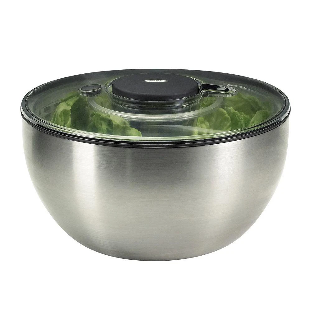 商品OXO|Stainless Steel Salad Spinner,价格¥484,第1张图片详细描述