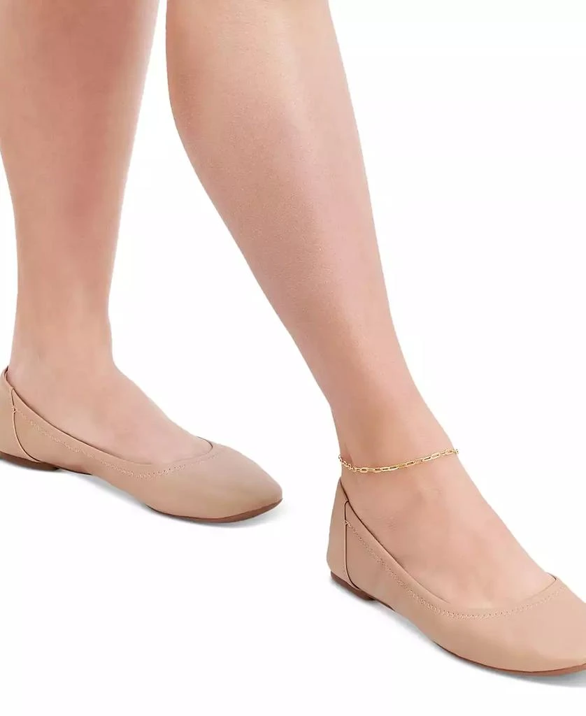 商品Macy's|Paperclip Link Chain Ankle Bracelet in 10k Gold, Created for Macy's,价格¥3109,第2张图片详细描述