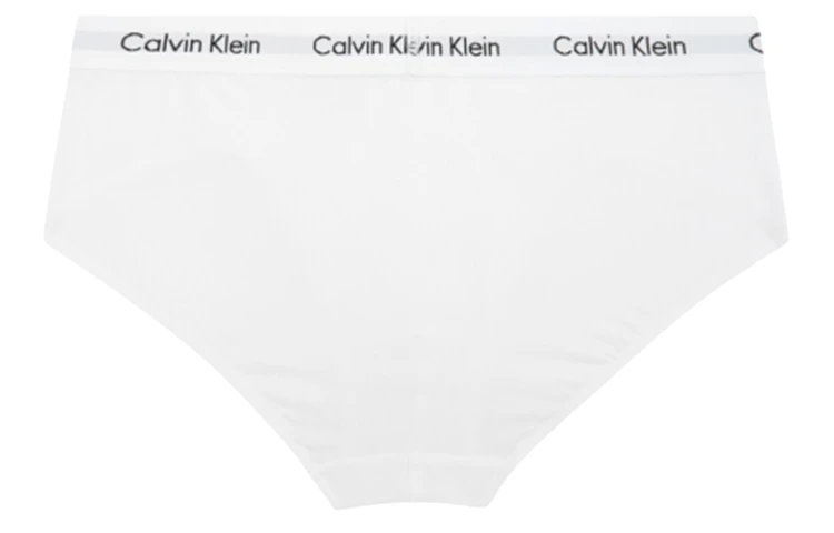 商品[国内直发] Calvin Klein|[预售3天]CALVIN KLEIN logo腰边舒适三角内裤 男款 三条装 黑白灰,价格¥258,第5张图片详细描述