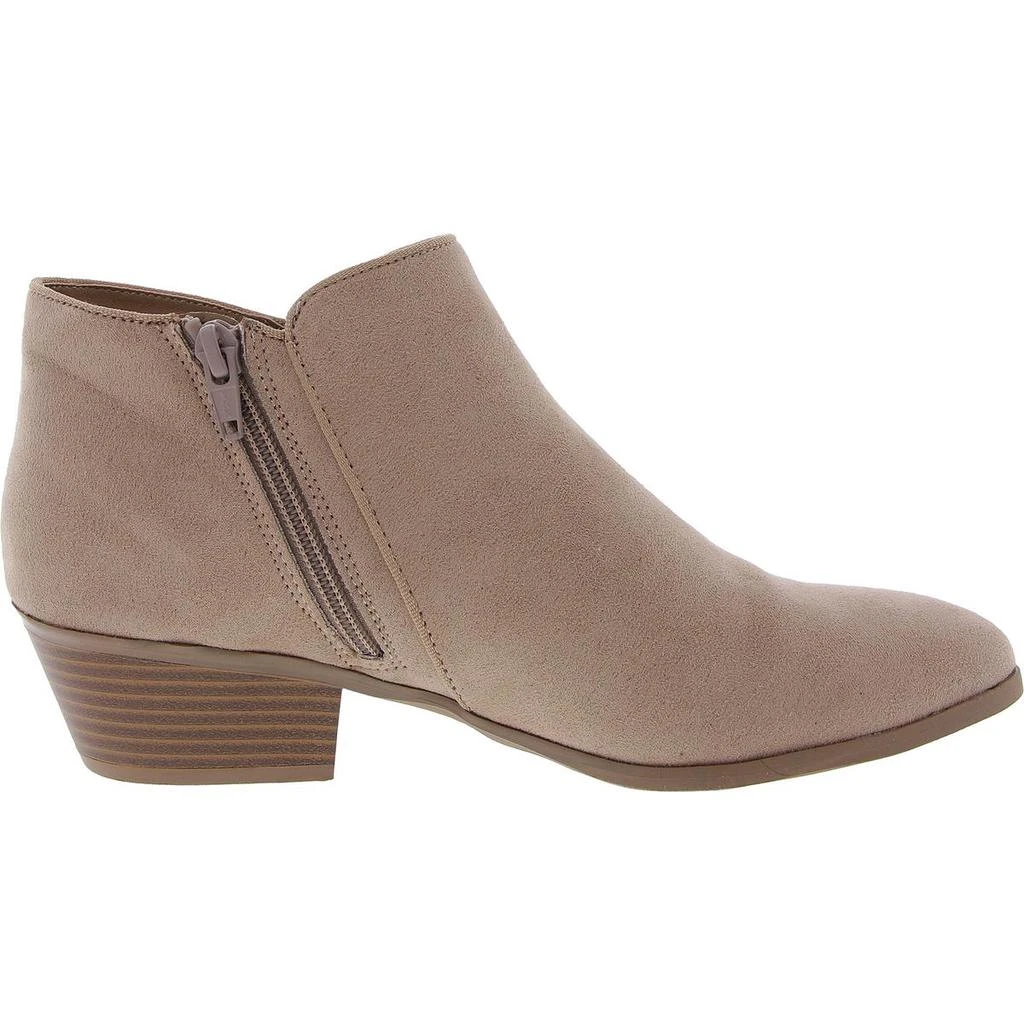 Style & Co. Womens Wileyy Faux Suede Zipper Booties 商品