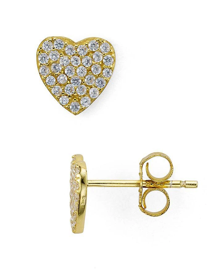 商品AQUA|Sterling Silver Heart Stud Earrings - 100% Exclusive,价格¥404,第1张图片