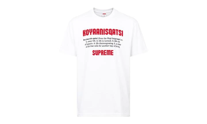 商品Supreme|Supreme Koyaanisqatsi Tee,价格¥852,第1张图片