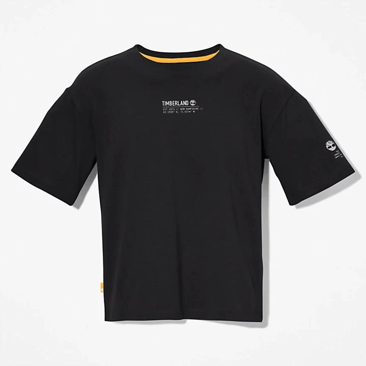 T-Shirt with Tencel™ x Refibra™ Technology for Women in Black 商品