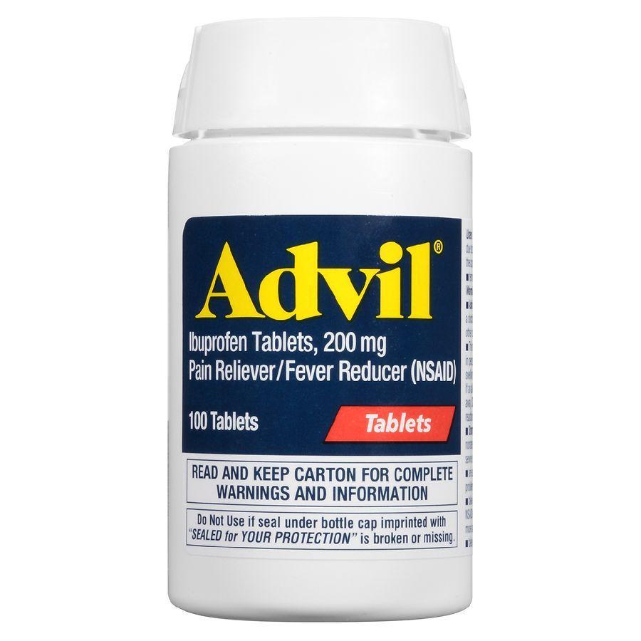 商品Advil|Ibuprofen Pain Reliever & Fever Reducer Tablets,价格¥72,第4张图片详细描述