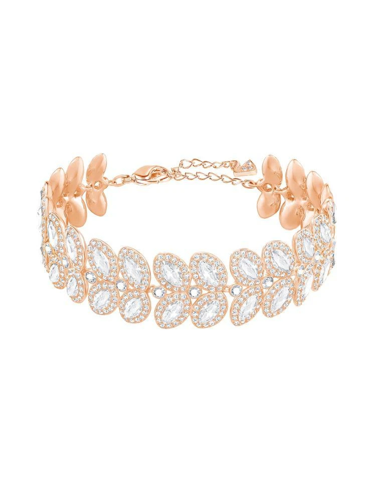 商品Swarovski|Baron Crystal Leaf Bracelet,价格¥1390,第1张图片