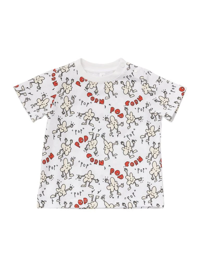 商品Stella McCartney|Popcorn Print Organic Cotton T-shirt,价格¥283,第1张图片