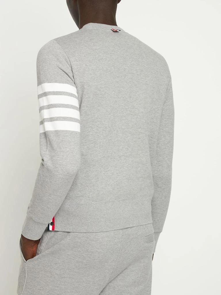 商品Thom Browne|男士 嵌花条纹棉质卫衣,价格¥2215,第2张图片详细描述