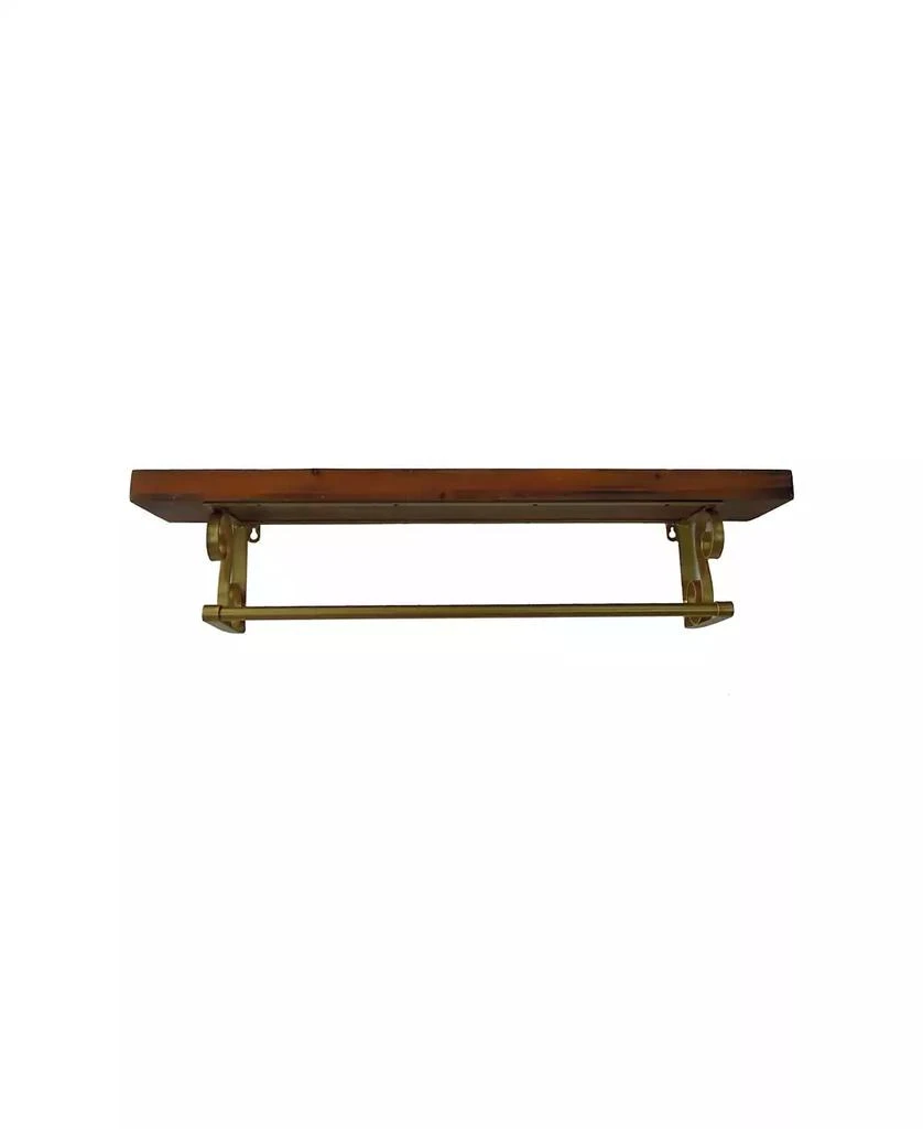 商品TX USA Corporation|Everly Wall Shelf 32" with Hooks,价格¥439,第1张图片